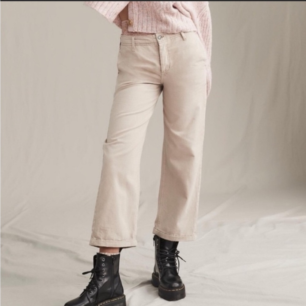 Free People Relaxed Boyfriend Chino in Nomadic Desert Color